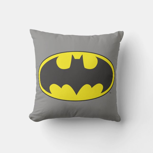 Batman Symbol | Bat Oval Logo Cushion (Front)