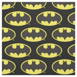 Batman Symbol Bat Oval Logo Fabric