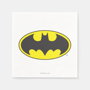 Batman Symbol Bat Oval Logo Napkin