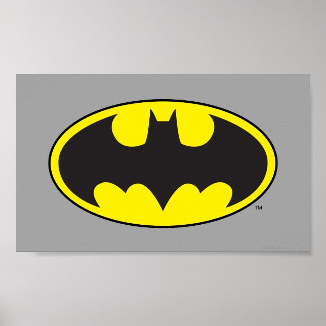 Batman Symbol | Bat Oval Logo Poster (Front)