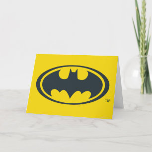Batman Symbol   Black and White Logo Card
