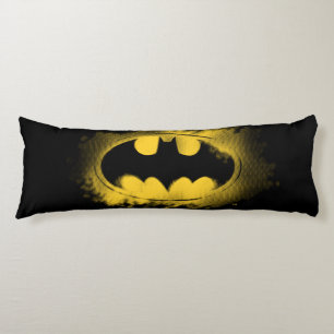Batman Symbol Black and Yellow Logo Body Cushion