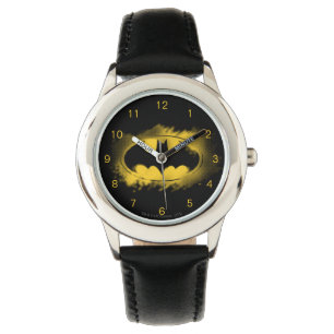 Batman Symbol   Black and Yellow Logo Watch