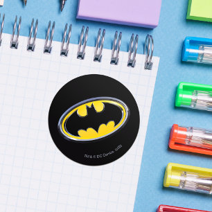 Batman Symbol   Classic Logo Classic Round Sticker