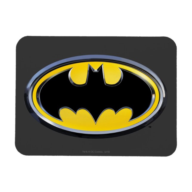 Batman Symbol | Classic Logo Magnet (Horizontal)
