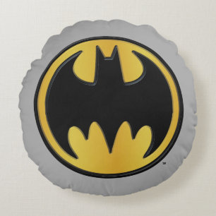 Batman Symbol Classic Round Logo Cushion