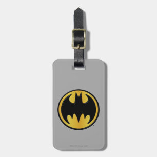 Batman Symbol   Classic Round Logo Luggage Tag