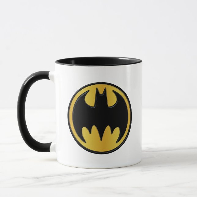 Batman Symbol | Classic Round Logo Mug (Left)