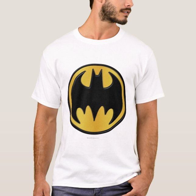 Batman Symbol | Classic Round Logo T-Shirt (Front)
