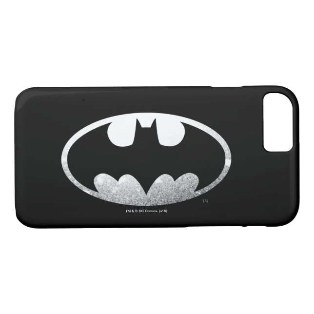 Batman Symbol | Grainy Logo 2 Case-Mate iPhone Case (Back (Horizontal))