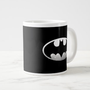 Batman Symbol   Grainy Logo Large Coffee Mug