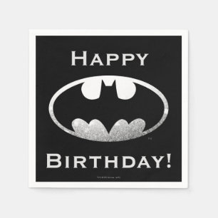 Batman Symbol Grainy Logo Napkin