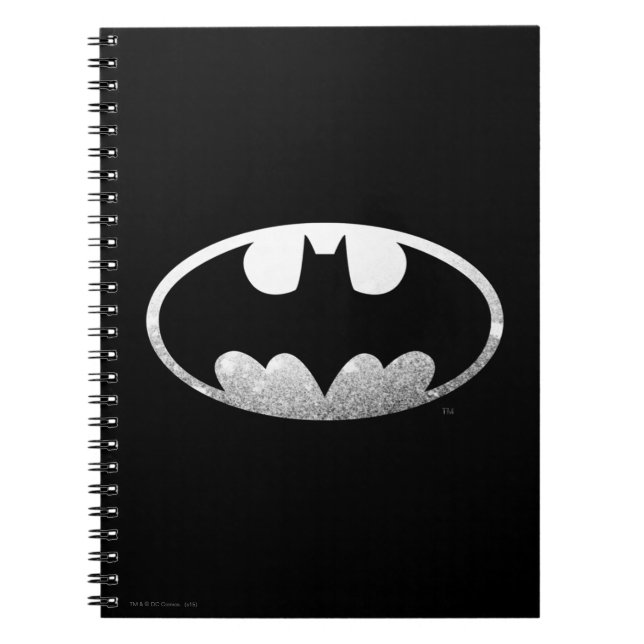 Batman Symbol | Grainy Logo Notebook (Front)