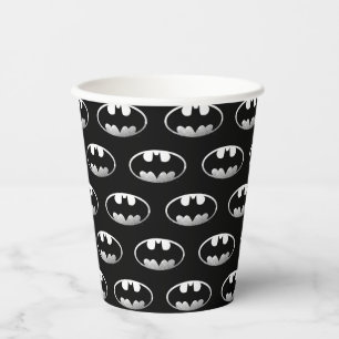 Batman Symbol Grainy Logo Paper Cups