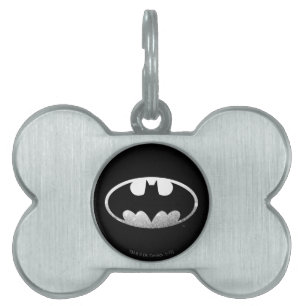 Batman Symbol   Grainy Logo Pet Tag