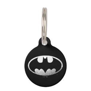 Batman Symbol Grainy Logo Pet Tag