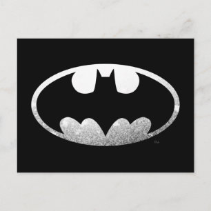 Batman Symbol Grainy Logo Postcard