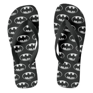 Batman Symbol Grainy Logo Thongs