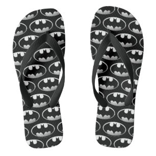 Batman Symbol Grainy Logo Thongs