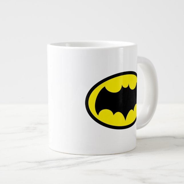 Batman Symbol Large Coffee Mug (Front Right)
