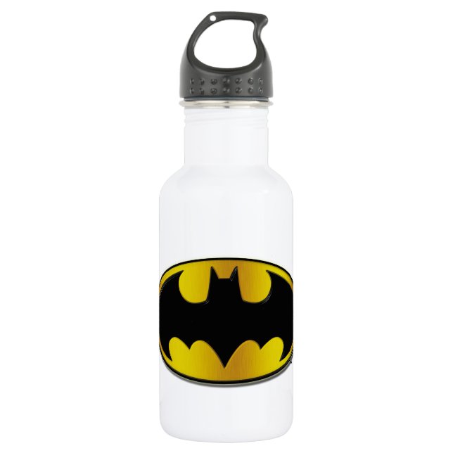 Batman Symbol | Oval Gradient Logo 532 Ml Water Bottle (Front)