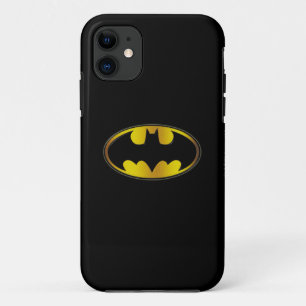 Batman Symbol   Oval Gradient Logo iPhone 11 Case