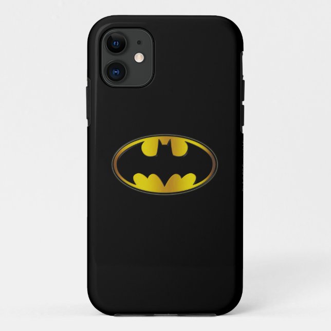 Batman Symbol | Oval Gradient Logo Case-Mate iPhone Case (Back)