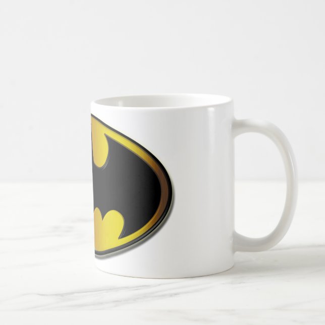 Batman Symbol | Oval Gradient Logo Coffee Mug (Right)