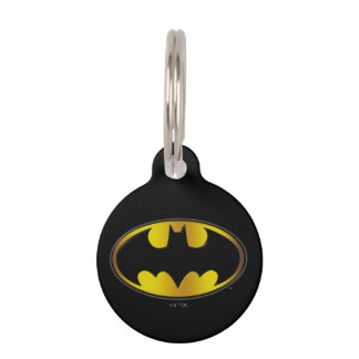 Batman Symbol | Oval Gradient Logo Pet Tag