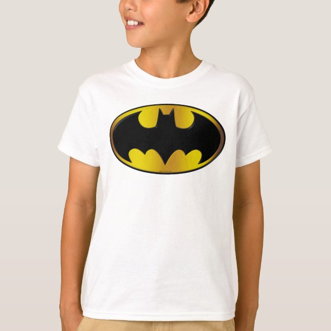 Batman Symbol | Oval Gradient Logo T-Shirt (Front)