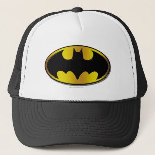Batman Symbol Oval Gradient Logo Trucker Hat
