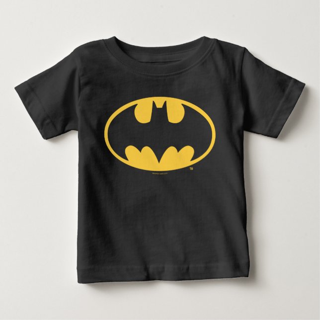 Batman Symbol | Oval Logo Baby T-Shirt (Front)