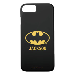 Batman Symbol   Oval Logo iPhone 8/7 Case