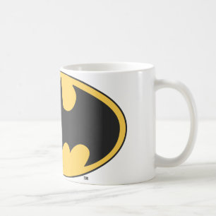 Batman Symbol   Oval Logo Coffee Mug