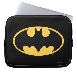 Batman Symbol   Oval Logo Laptop Sleeve