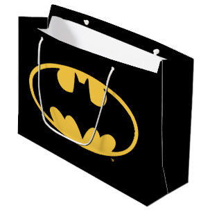 Batman Symbol Oval Logo Large Gift Bag