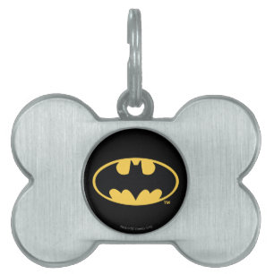 Batman Symbol   Oval Logo Pet ID Tag