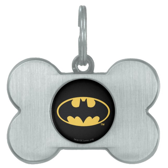 Batman Symbol | Oval Logo Pet ID Tag (Front)