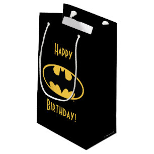 Batman Symbol Oval Logo Small Gift Bag