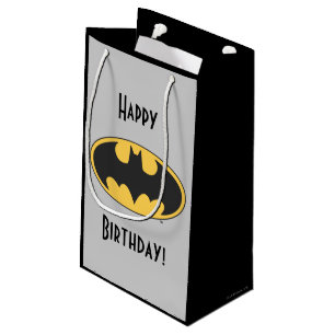 Batman Symbol   Oval Logo Small Gift Bag