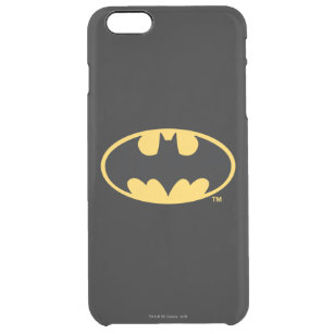 Batman Symbol   Oval Logo Clear iPhone 6 Plus Case