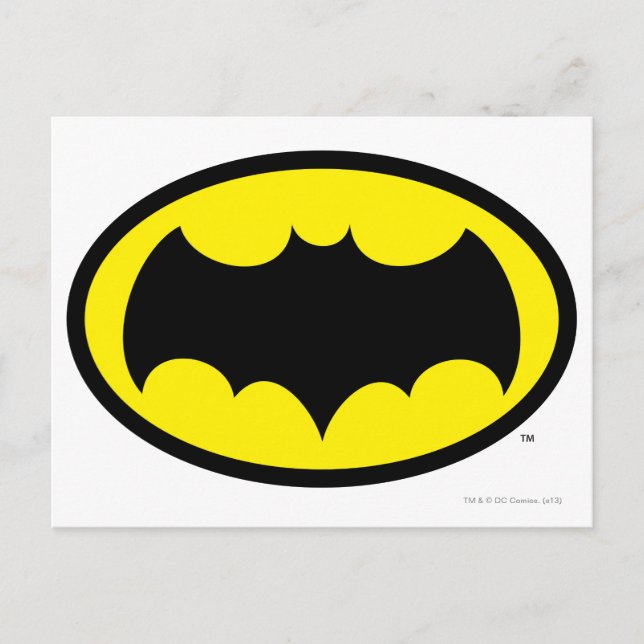 Batman Symbol Postcard (Front)
