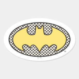 Batman Symbol   Showtime Logo Oval Sticker