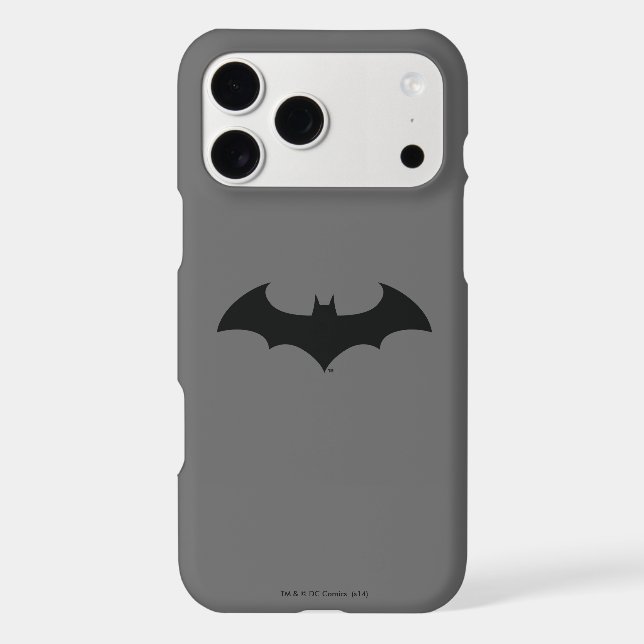 Batman Symbol | Simple Bat Silhouette Logo (Back)