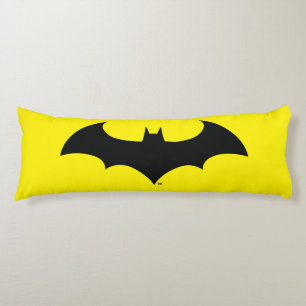 Batman Symbol   Simple Bat Silhouette Logo Body Cushion