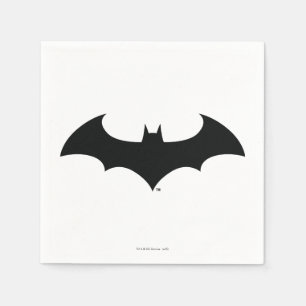 Batman Symbol   Simple Bat Silhouette Logo Napkin