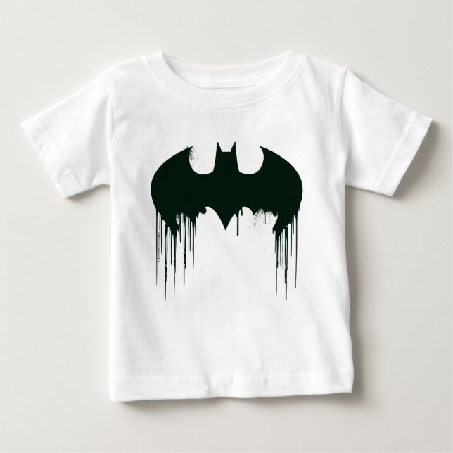 Batman Symbol | Spraypaint Logo Baby T-Shirt (Front)