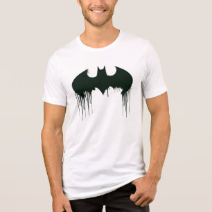 Batman Symbol   Spraypaint Logo Tri-Blend Shirt