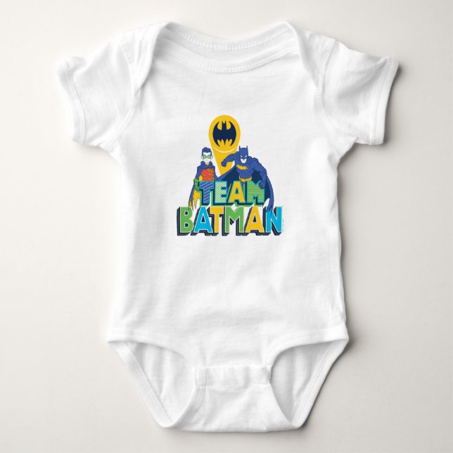 Batman | Team Batman Baby Bodysuit (Front)