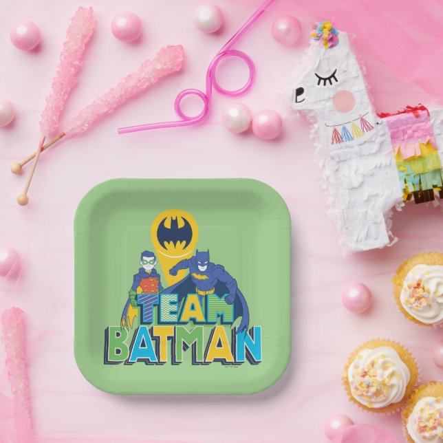 Batman | Team Batman & Robin Paper Plate (Party)